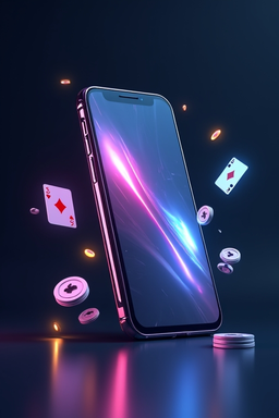 Смартфон с приложением Олимп Казино